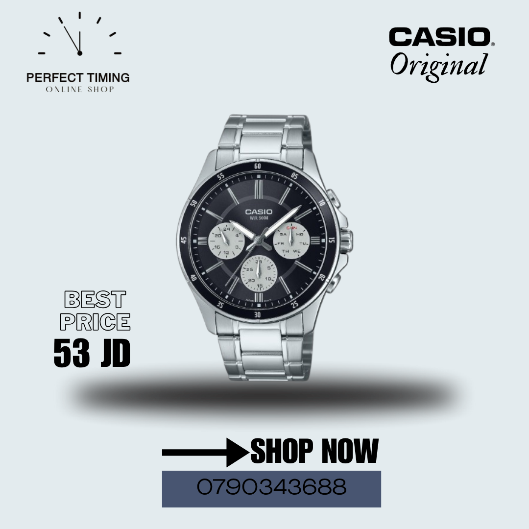 ساعات كاسيو MTP-1374D-1A3