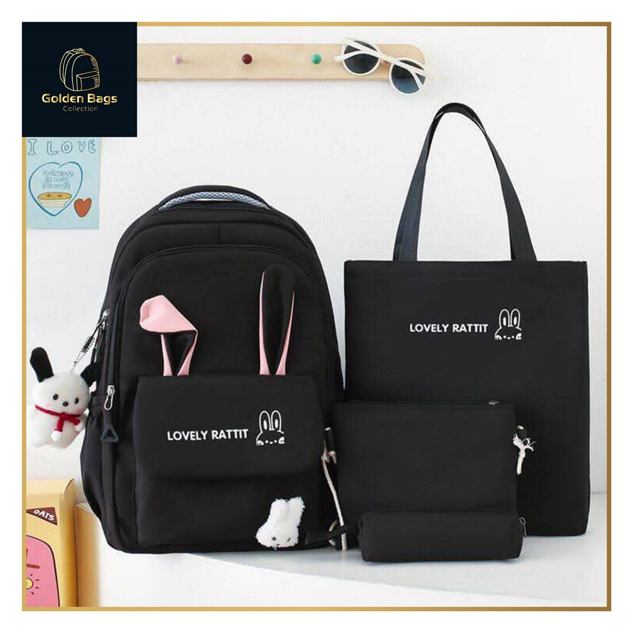 حقائب بتصميم كرتوني عصري – Lovely Rattit