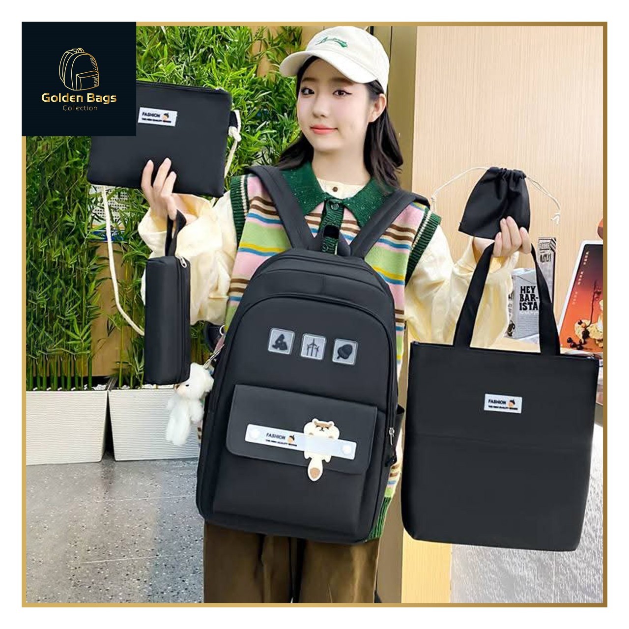 طقم حقائب مدرسية وجامعية