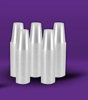 كاسات بلاستيك - 1 ربطة